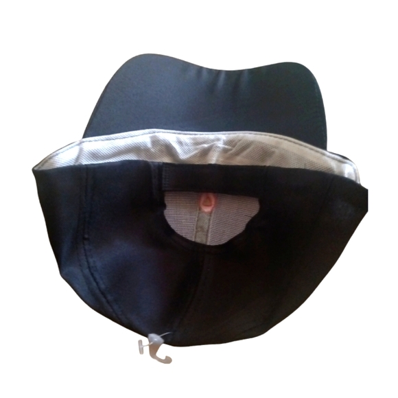 Women's Breast Cancer Awareness Baseball Cap Blk & Pink Ribbon Embroidery NWT - Picture 2 of 2